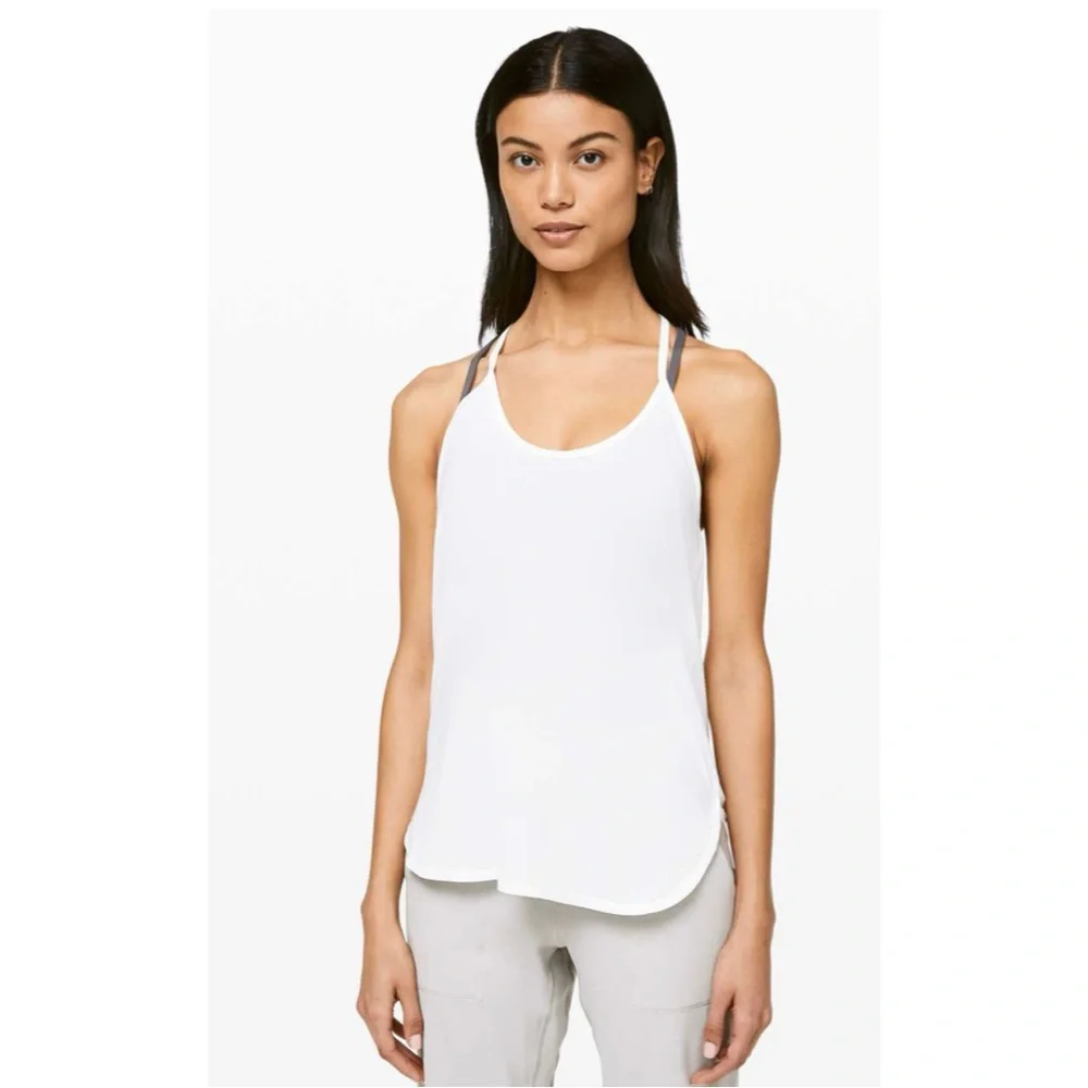 Lululemon Delicate Day Tank Top Light Lilac/Gray